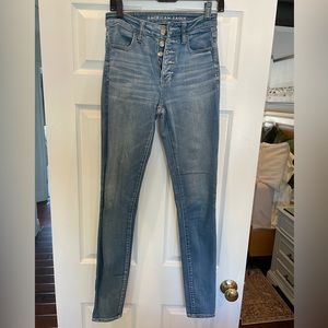 American Eagle Next Level Stretch Button Fly Jeans